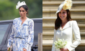 Cùng lên đồ đi ăn cưới, Meghan Markle diện váy lộ nội y, còn Kate Middleton tinh tế sang chảnh