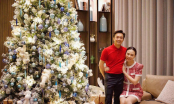 Đàm Thu Trang khoe ảnh Giáng Sinh nhưng chiếc bụng tăng size của Cường Đô La chiếm trọn spotlight