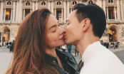 Hà Hồ và Kim Lý khiến fan trụy tim vì khoảnh khắc trao nhau nụ hôn lãng mạn trong thời khắc giao thừa