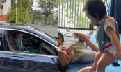 Đàm Thu Trang lái siêu xe đưa ái nữ đi chơi, Cường Đô La ngậm ngùi đạp xe theo sau