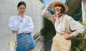 Hội mỹ nhân từ Hàn sang Việt sẽ thị phạm một vài chiêu mix đồ với kiểu áo tay bồng