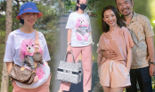 Xách túi nghìn đô, Thu Trang không ngại mix match với bộ đồ ngủ trẻ trung