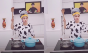 Việt Hương trổ tài vào bếp nấu nướng theo phong cách DJ chà nồi khiến fan cười bò