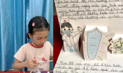 Bé gái 9 tuổi thức gần trắng đêm làm 500 chiếc tai giả gửi các bác sĩ tuyến đầu chống dịch ở Bắc Giang
