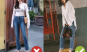 10 công thức mix quần jeans với giày dép hợp với dáng người lại phong cách