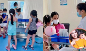 Con gái Mai Phương được Ốc Thanh Vân đưa đi tiêm vắc xin phòng bệnh
