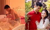 Bảo Thanh chia sẻ ảnh chồng hồi hộp khi bế con ngủ, biểu cảm của ông bố bỉm sữa gây cười