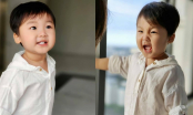 Con trai Hòa Minzy khiến người hâm mộ xỉu lên xỉu xuống với loạt ảnh soái ca sơ mi trắng