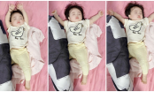 Con gái nhà Đông Nhi tập thể dục ngay cả khi đang ngủ đáng yêu hết nấc