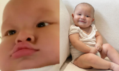 Con trai Hà Hồ tự chụp ảnh khoe đôi môi cong cực kì duyên dáng