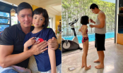 Thừa hưởng gen siêu mẫu từ bố, con gái Bình Minh sở hữu đôi chân dài miên man ở tuổi lên 9