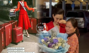 Đỗ Thị Hà bật khóc khi chia tay gia đình để lên đường thi Miss World
