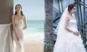 Mỹ nhân Hoa Ngữ diện váy cưới đẹp xuất sắc: Nhiệt Ba so kè cực gắt với Cổ Lực Na Trát