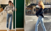 Gái Pháp quanh năm mê mẩn kiểu quần jeans đơn giản này mà vẫn có loạt cách lên đồ hay ho