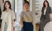 Một vài chiêu diện áo phông đơn giản nhưng đẹp hết nấc của gái Hàn bạn có thể học hỏi
