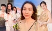 Hoa hậu Hoàn vũ đầu tiên của Việt Nam khiến fan xuýt xoa với mặt mộc đẹp không tì vết ở U40