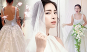 Ngô Thanh Vân thử váy cưới nửa tỷ giống Son Ye Jin, giữ bí mật với Huy Trần đến phút chót