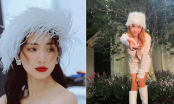 Mỹ nhân Việt lăng xê mũ lông trắng: Hòa Minzy như công chúa tuyết, Phạm Hương mix match độc lạ