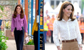Công nương Kate có những cách mặc áo sơ mi/blouse rất khéo, lý tưởng để chị em học theo