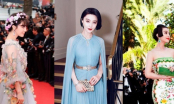 Phạm Băng Băng trên thảm đỏ Cannes lộng lẫy như nữ hoàng nhưng cũng không thiếu lúc mặc sến sẩm