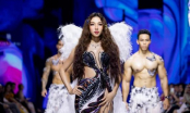 Hoa hậu Thùy Tiên té ngã sõng soài ngay trên sàn catwalk nhưng pha xử lí sau đó mới gây chú ý