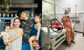 Lê Dương Bảo Lâm xót xa khi bà xã lại phải nhập viện, tự lái xe đến bệnh viện