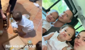 Hà Hồ tiết lộ thời gian về Việt Nam sau 1 tháng đưa cặp song sinh sang Thụy Điển thăm ông bà