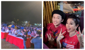 Hoài Linh trở lại miền Trung sau ồn ào, hàng nghìn khán giả đội mưa xem danh hài biểu diễn