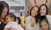 Phạm Quỳnh Anh xúc động với hành động của hai cô con gái khi bị cúm