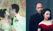 Tiến Luật khoe lại clip đám cưới với Thu Trang 11 năm trước, cô dâu chú rể hôn nhau 23 giây