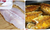 Rán cá cho luôn vào chảo dầu là sai: Nhớ làm thêm bước nhỏ này cá giòn tan, vàng ươm, không bị dính chảo