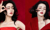 Địch Lệ Nhiệt Ba cứ diện đồ màu đỏ lại khiến fans ngẩn ngơ vì đẹp như nữ thần