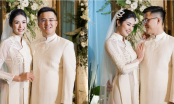 Đám cưới Ngọc Hân: Cô dâu chú rể đều diện áo dài, không gian hôn lễ đậm nét làng quê Việt Nam