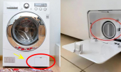 Trên máy giặt có 1 công tắc ẩn, bật lên là toàn bộ nước bẩn chảy ra ngay