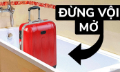 Nhận phòng khách sạn nên đặt vali vào nhà tắm ngay: Lý do quan trọng ai không biết quá lãng phí