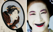 Phụ nữ Nhật Bản xưa cạo lông mày và nhuộm răng đen khi kết hôn để đẹp hơn? Đàn ông thấy có sợ không?