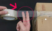 Dùng ngón tay trỏ cắt băng dính còn nhanh hơn sử dụng kéo: Ai không biết quá đáng tiếc