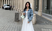 Học gái Hàn cách mix chân váy voan lãng mạn và tôn dáng ngày thu