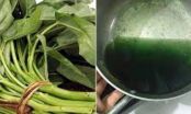 Nước luộc rau chuyển màu xanh đậm có ăn được không hay đổ đi?