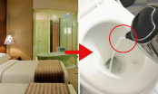 Nhân viên nói, nhận phòng khách sạn phải đun ngay nước sôi đổ vào toilet vì sao?