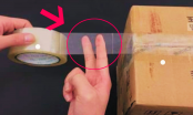 2 ngón tay cắt băng dính còn nhanh hơn dùng kéo: Mẹo hay ai bỏ lỡ quá tiếc