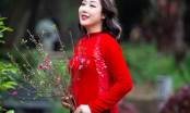 Hoa Hậu Ngô Phương Lan nổi bật với áo dài cách tân và quần legging