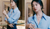 Song Hye Kyo diện đồ với gam màu pastel nhẹ nhàng và cuốn hút