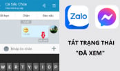 Mẹo đọc tin nhắn Zalo, Messenger không bị phát hiện đã xem