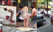 Clip: Thai phụ đẻ rơi ngay giữa phố rồi thản nhiên bế con và xách đồ về nhà