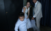 Phản ứng bất thường của con trai khi Lê Phương mặc váy cưới bên bạn trai