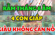Trước Rằm tháng 6: 3 con giáp được cả Danh lẫn Lợi, mở tiệc mà ăn mừng