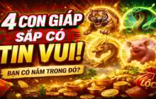 Trước Tết Hàn thực, 4 con giáp Nổ Hũ cực to, chẳng lo thiếu Tiền