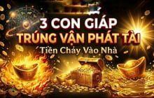 3 ngày liên tiếp tới (3,4-5/5) 3 con giáp buôn may bán đắt, lãi về gấp đôi