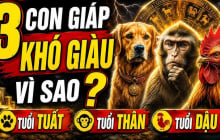3 con giáp nặng gánh Tiền Tài, 1 tuổi ung dung Lộc tự đến